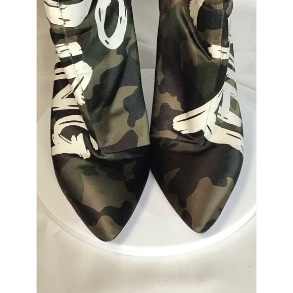 ALDO Limited edition Oceani Camo Do Ya Thing Ankle Bootie Sz. 7.5 - Picture 5 of 11